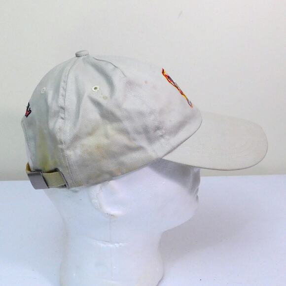 Vintage 2000 NCAA Final Four Strapback Hat Indianapolis Tan Mountain Dew Logo - Picture 3 of 6